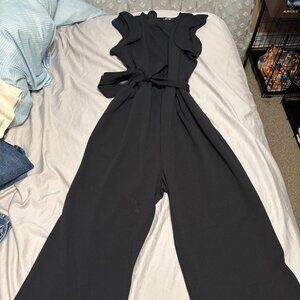 black professional pant suit